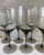 Mid 20th Century Set of 6 Vintage Orrefors Rhapsody Smoke Wine Glasses For Sale - Image 5 of 8