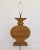 French Oak Monumental Architectural Table Lamp in Taste of Moreux For Sale - Image 9 of 13