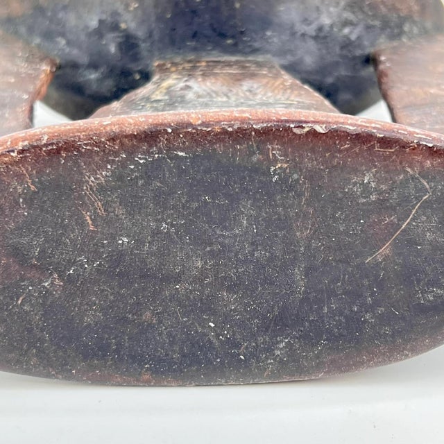 Early 20th Century Early 20th Century Wooden Headrest Ethiopia For Sale - Image 5 of 7