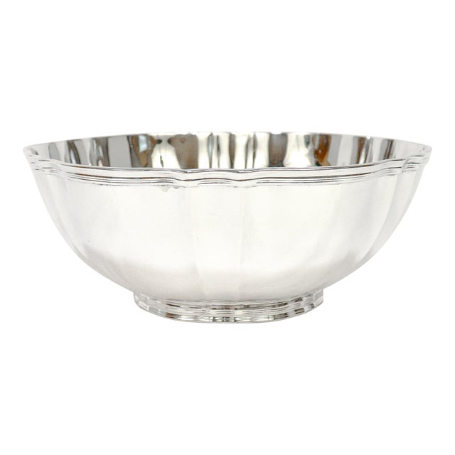 Tiffany & Co. Mid-Century Modern Sterling Silver Shaped Fruit Bowl For Sale