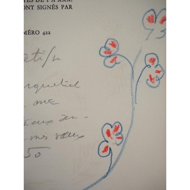 Henri Matisse, Flower Strands, 1950, Original Drawing For Sale - Image 5 of 9