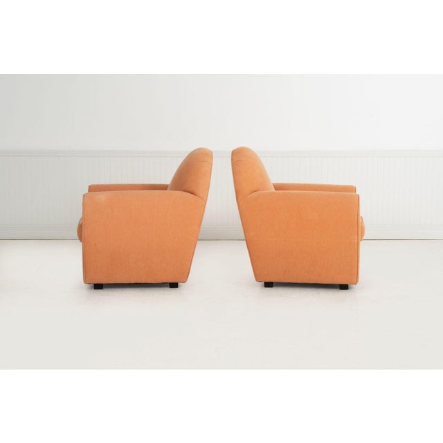 1980s John Mascheroni for Swaim Originals, Pair of Club Chairs, Model 879c, 1989 For Sale - Image 5 of 12