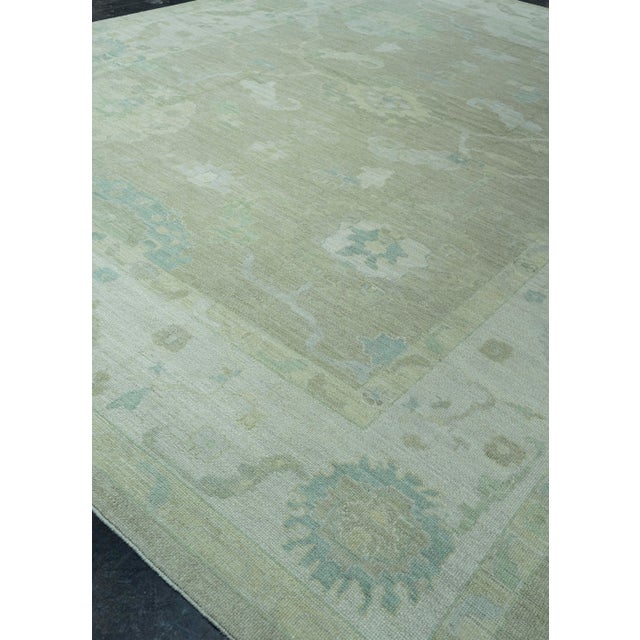 Turkish Oushak Rug 12' x 15'10" #19298 For Sale In Houston - Image 6 of 8