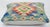 Tribal Arteverk Handwoven Afghan Kilim Pillow — Blue & Green Diamond Medallion For Sale - Image 3 of 3