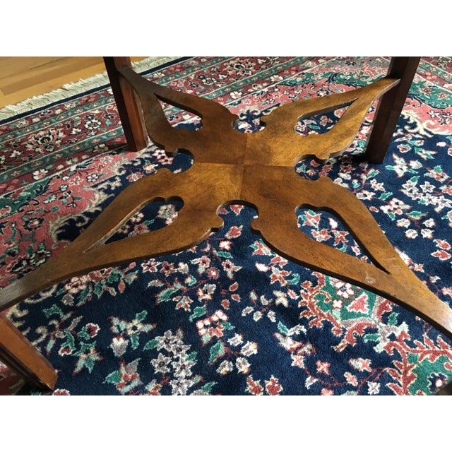 Wood 1970s Baker Drop Leaf Table For Sale - Image 7 of 12