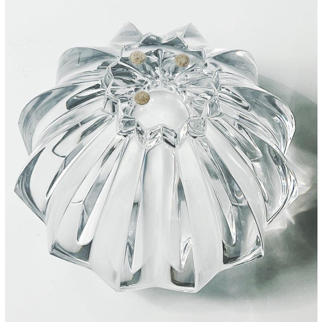 Contemporary Stunning 6" Orrefors Zodiac Heavy Crystal Bowl, Designed by Erika Lagerbielke, Sweden For Sale - Image 3 of 8