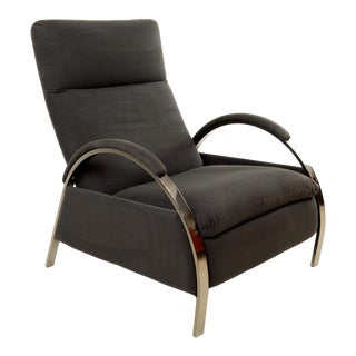 Milo Baughman for Design Institute of America Reclining Lounge Chair For Sale