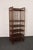 1970s Vintage French Stained Bamboo and Rattan Six Tier Open Etagere / Bookshelf For Sale - Image 5 of 18