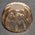 Metal Antique French Legras St. Denis Pink Optic Glass Finger Bowl Candy Gold Gilded For Sale - Image 7 of 7