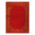 Jaw-Dropping Red Open Field Allover-Geometric Design Antique Turkish Decorative Oushak Rug For Sale
