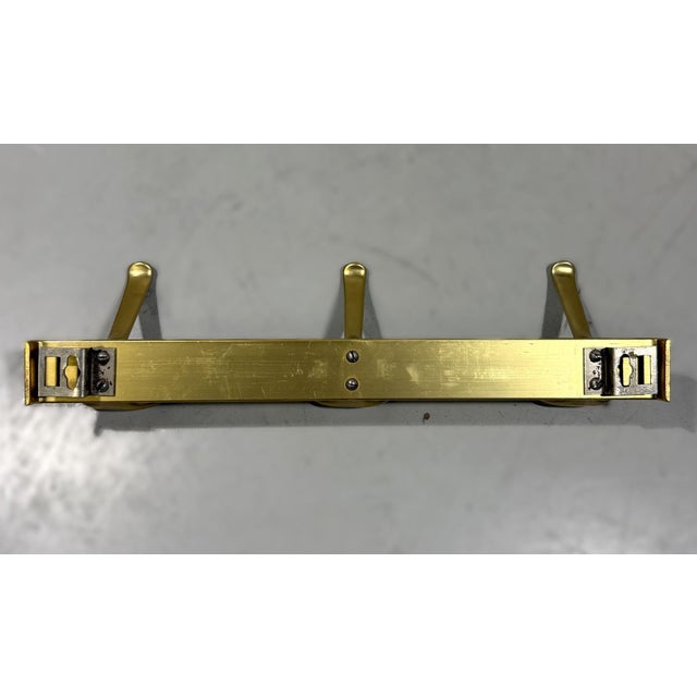 1960s Vintage Aluminium Wall Coat Racks, 1960s, Set of 2 For Sale - Image 5 of 9