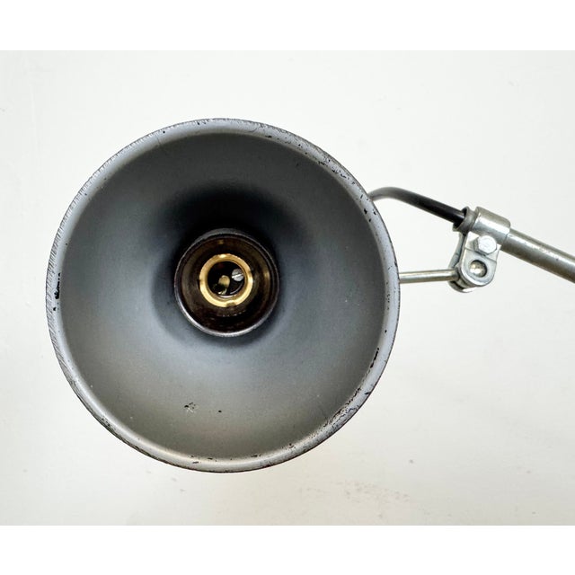 Brown Vintage French Adjustable Table Lamp, 1960s For Sale - Image 8 of 18