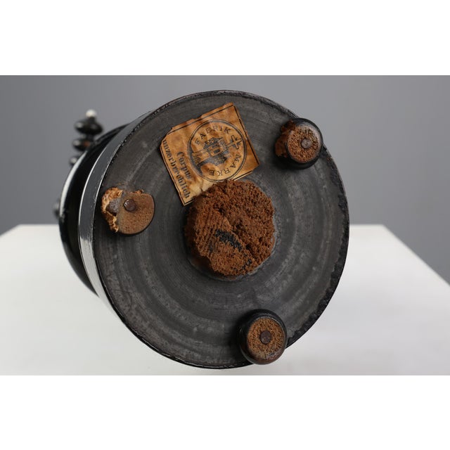 Antique French Wood and Brass Crucifix, 1800s For Sale - Image 13 of 14