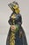 1900 - 1909 Antique Victorian Cast Iron Figural Colonial Woman Painted Door Stop For Sale - Image 5 of 9