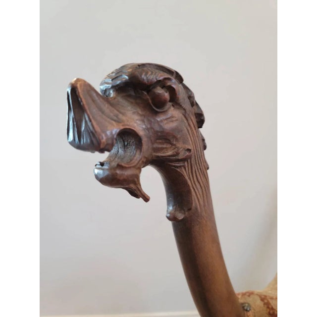 19th Century Italian Renaissance Revival Curule Stool For Sale In Dallas - Image 6 of 11