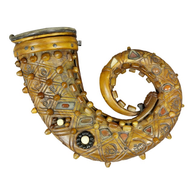 Rustic Scottish Horn Snuff Mull For Sale - Image 3 of 13