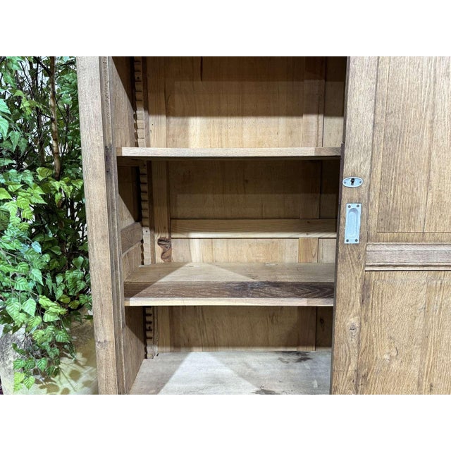 Oak Wardrobe with Sliding Doors, 1930s For Sale - Image 15 of 18