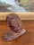 Vintage Abstract Clay Bust Sculpture With Possibly Red Iron Oxide Finish For Sale In Seattle - Image 6 of 9