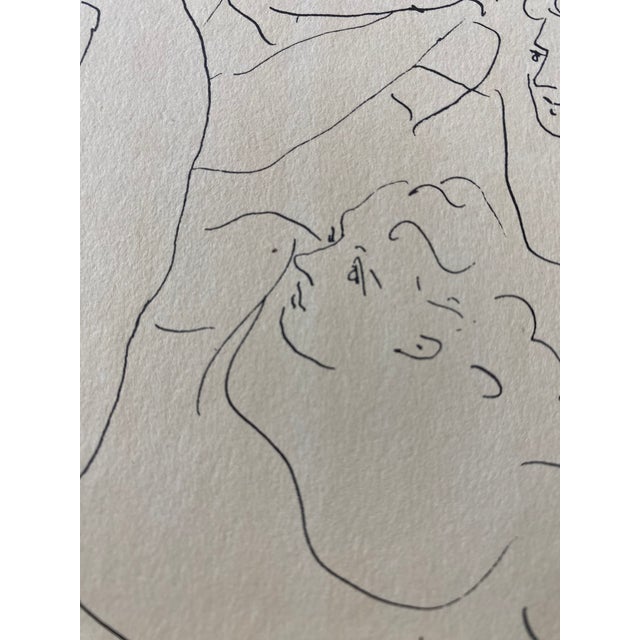 Contemporary Pablo Picasso "Four Ballet Dancers" Original 1946 Lithograph For Sale - Image 3 of 11