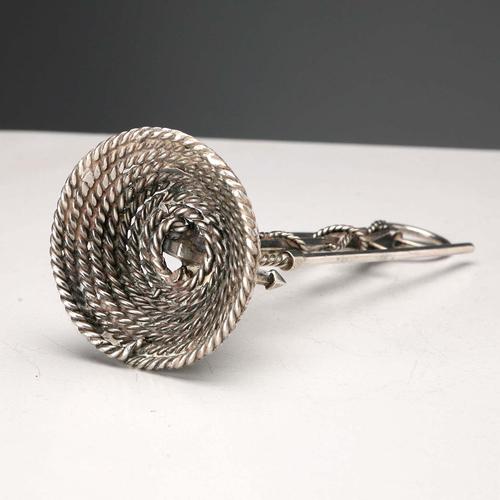 Silver Silver Ashtray Set from Cesa Alessandria, Set of 7 For Sale - Image 8 of 12