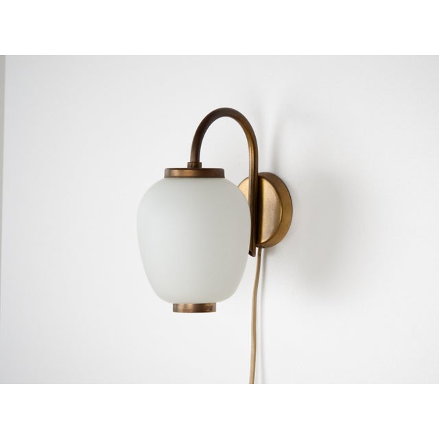 Vintage Danish Kina Sconce by Bent Karlby for Lyfa, 1940s For Sale - Image 3 of 10