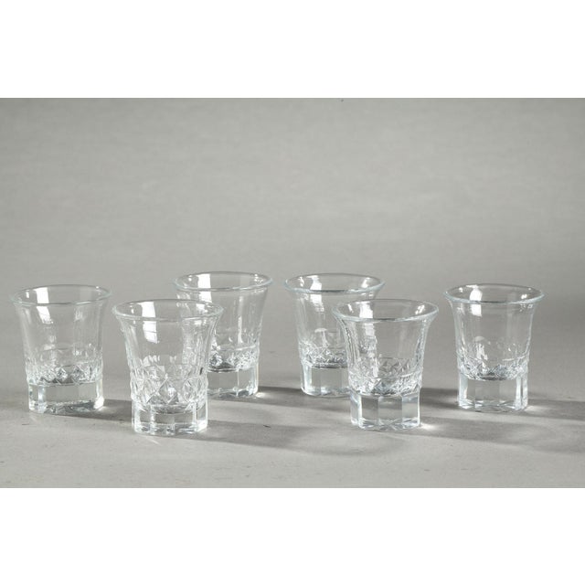 Liquor Cellar with Cut Crystal Bottles and Glasses, 1870s, Set of 13 For Sale - Image 17 of 18