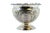 Metal Silver Bowl with Floral Reliefs and Smooth Round Base For Sale - Image 7 of 7