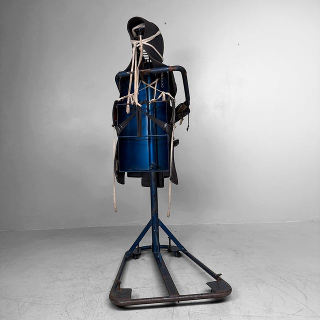 Vintage Japanese Kendo Bōgu with Display Stand, 1980 For Sale - Image 16 of 17