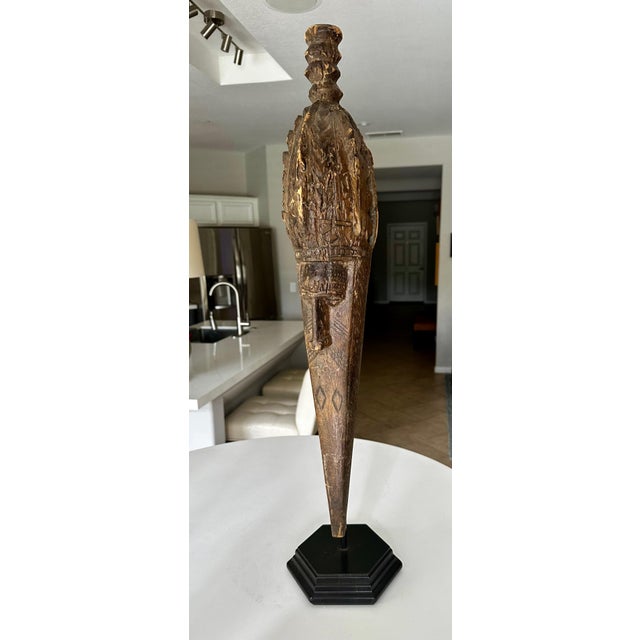 Anok Bird Sculture Mask African Art Baga People For Sale - Image 4 of 12
