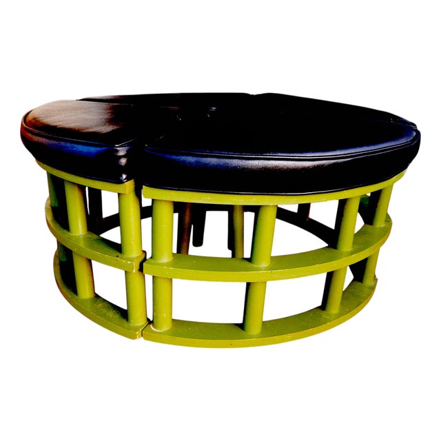 Late 20th Century Four Piece Ottoman For Sale