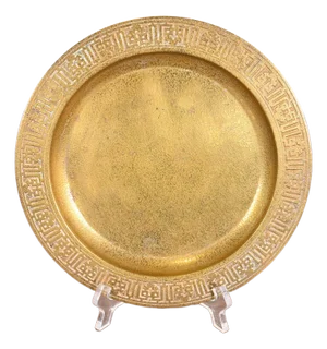 Tiffany Studios New York Bronze Doré Plate or Charger