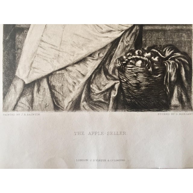The Apple Seller Etching, 1885 Chairish