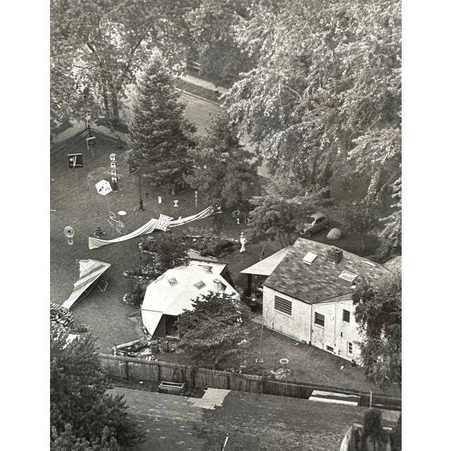 Vintage Large-Scale Teak Fin Sculpture With White Painted Base Base by Paul Bechtold, Circa Mid 20th Century For Sale - Image 18 of 18
