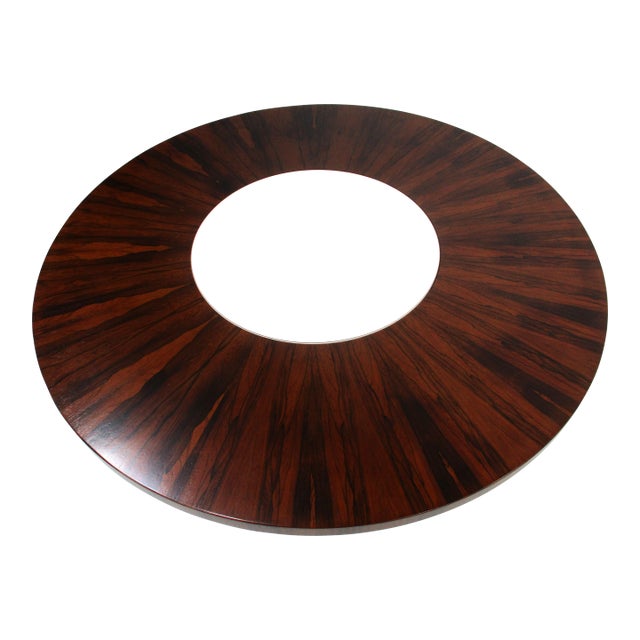 Rare Milo Baughman Rosewood Lazy Susan Coffee Table for Thayer Coggin For Sale