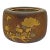 Antique Japanese Inlaid Wood Hibachi Brazier with Copper Liner Cachepot Meiji For Sale