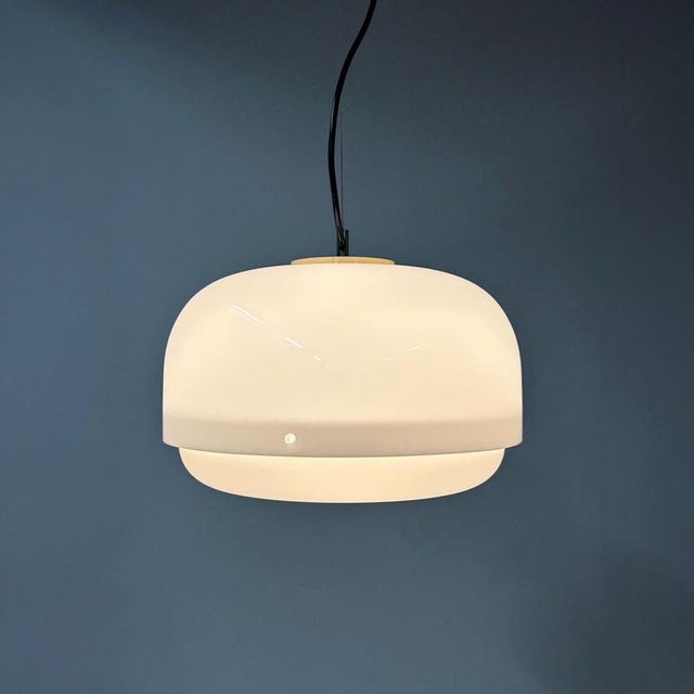 Guzzini pendant lamp, model ‘Medusa’ (no 2174/1), designed by Luigi Massoni and Luciano Buttura in the 1970s. This Italian...