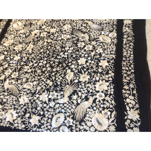 Handmade Embroidered Tablecloth, 1970s For Sale - Image 17 of 18