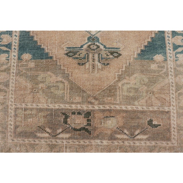 Traditional Vintage Oushak Rug With Geometric Medallion 1'9 X 3'4 For Sale - Image 3 of 8