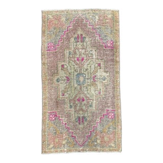 Turkish Yastik Rug 1'7" x 2'11" For Sale