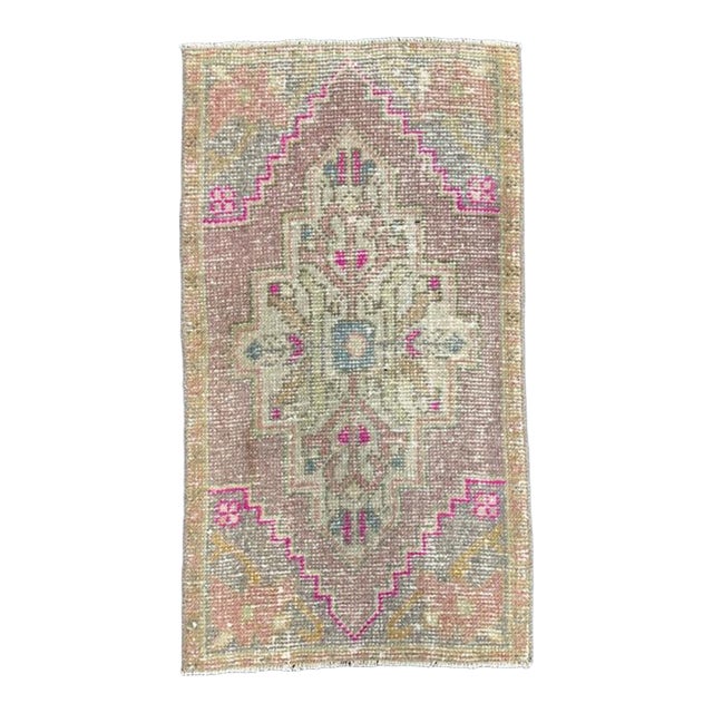 Turkish Yastik Rug 1'7" x 2'11" For Sale