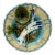French Majolica Asparagus Plate Salins, Circa 1890 For Sale