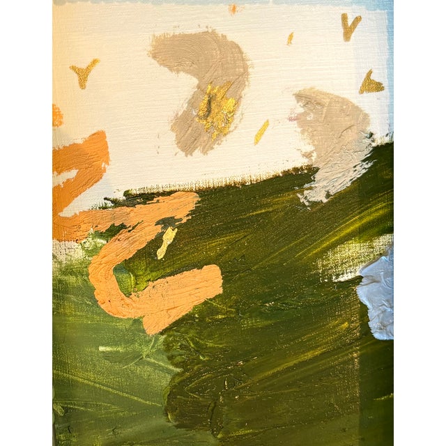 Abstract 2023 Ak Hardeman Pastel Studio Sketch Painting of a Fantastical Landscape, Framed For Sale - Image 3 of 6