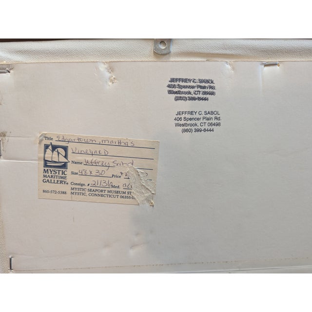 2000 - 2009 Jeffrey Sabol Oil Painting For Sale - Image 5 of 12