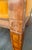 Mustard Pair of Vintage Art Deco Revival Hollywood Regency Barrel Back Lounge Chairs in Faux Tortoiseshell Finish For Sale - Image 8 of 11
