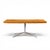 Florence Knoll Mid Century Walnut and Chrome Partner Desk This desk measures: 72 wide x 38 deep x 28.5 high, with a chair...