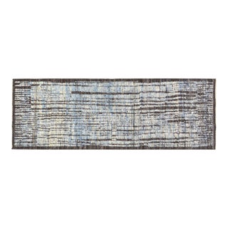 Moroccan Hand Knotted Wool Rug, 2'9"x8' For Sale