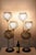 Mid-Century Modern Vintage Mid Century Modern Woven Spun Fiberglass Triple Shade Table Lamp - Pair For Sale - Image 3 of 18