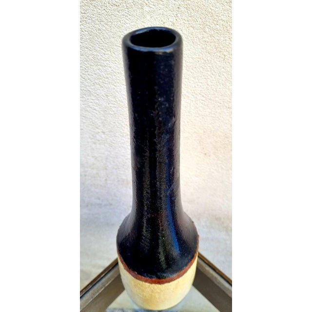 Modern Italian Glazed Ceramic Vase by Bruno Gambone, Italy, 1970s For Sale - Image 4 of 14