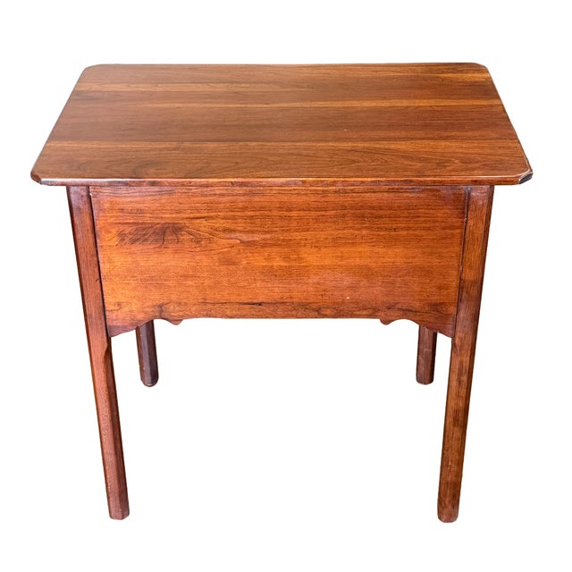 1990s Vintage Lexington Bob Timberlake Cherry Two-Drawer Side Table / End Table - Solid Wood, 26"w X 17"d X 25"h For Sale - Image 5 of 10