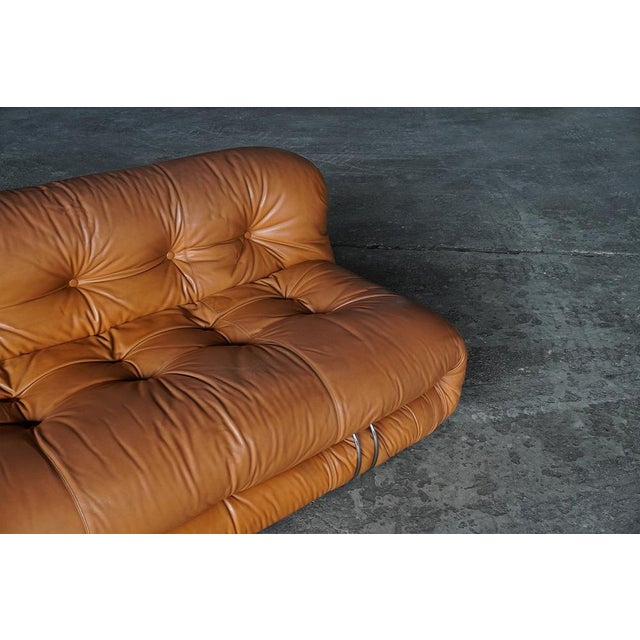 Soriana 2-Seater Sofa by Afra and Tobia Scarpa for Cassina, Italy, 1970s For Sale - Image 3 of 8